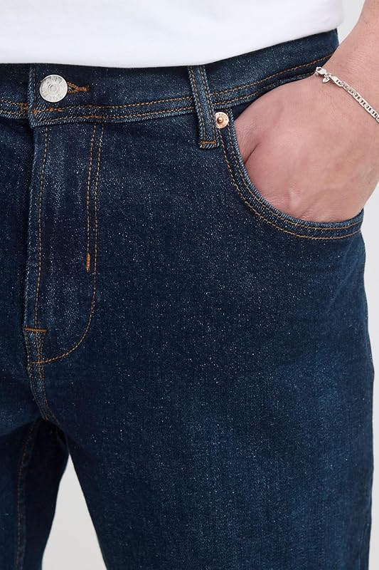 Herren Jeans - Klassische Herren Jeans mit geradem Schnitt, Ideal für Freizeit Oder Casual Friday — photo 5 sur 7