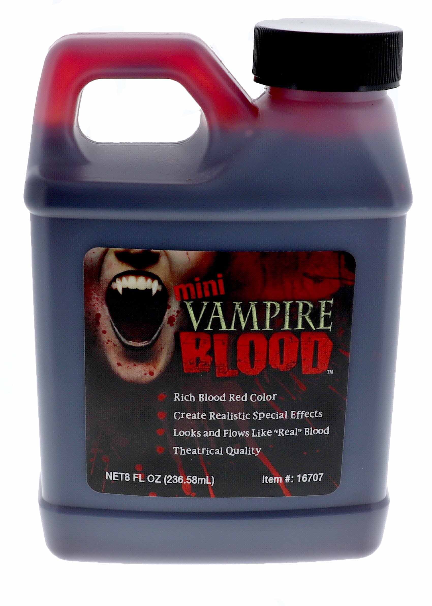 Vampire Blood, Theatrical Quality Fake Blood, 8 Ounce