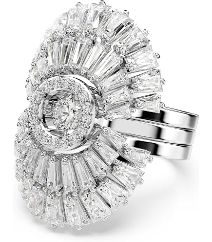 Amazon.com: Swarovski Dextera Cocktail Ring, Octagonal Face with