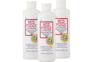 Mod Podge Photo Transfer Medium (8-Ounce), CS15067A, Clear- (Pack of 3)