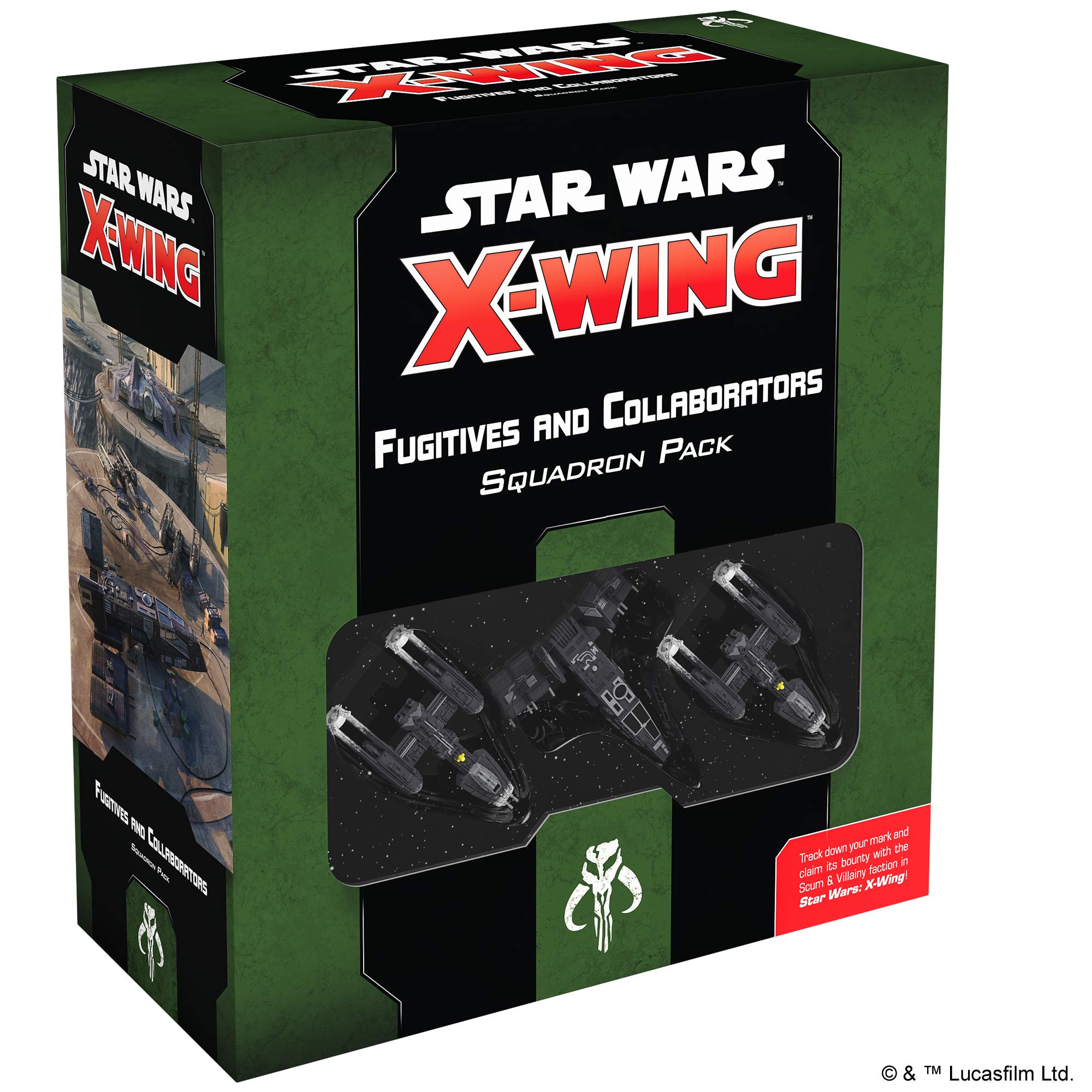 Fantasy Flight Games | Star Wars X-Wing Second Edition: Scum and Villainy: Fugitives and Collaborators Squadron Pack | Miniature Game | Ages 14+ — image 1