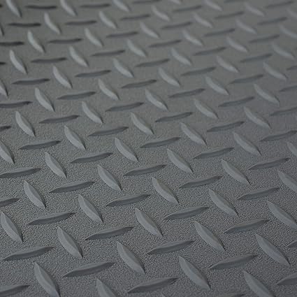 Amazon Com Rv Trailer Diamond Plate Pattern Flooring Gray 8