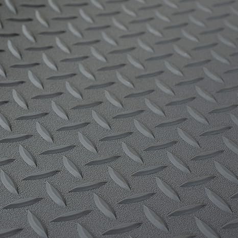 Amazon Com Rv Trailer Diamond Plate Pattern Flooring Gray