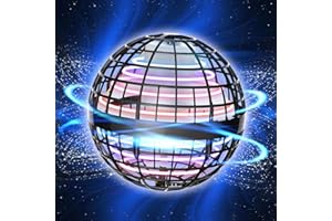 Bargourp Flying Orb Ball, Galaxy Ball 2023 Upgraded Cosmic Globe Boomerang Ball for Kids Teens Adults, Cool Toys Gifts for Christmas Birthday New Year Indoor Outdoor (Gray)