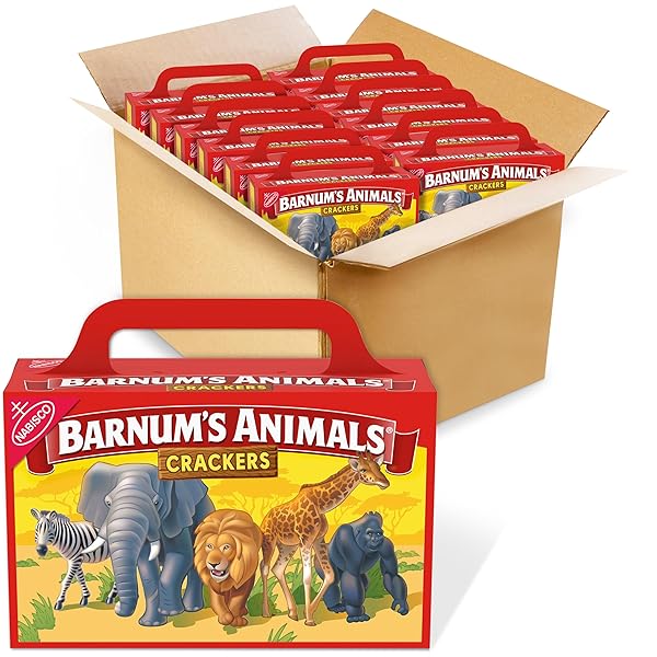 BARNUM’S ORIGINAL ANIMAL CRACKERS,  SNACKS,