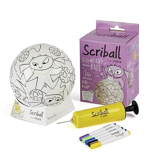 Mitre Scriball Ooodles | Customizable Mini Football, Fophi, One Size