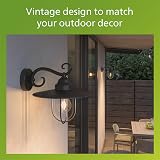 Philips Pasture Outdoor Wall Light IP44 Aluminium Black E27 Bulb Sold Separately view 8