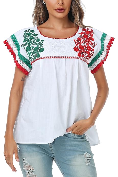Blusas Mexicanas Blusas Campesinas Para Dama Blusas Bordadas