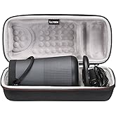 LTGEM Travel Protective Case for Bose SoundLink Revolve+ or Revolve+ (Series II) Portable & Long-Lasting Bluetooth 360 Speaker (Fits Charging Cradle, AC Adaptor and USB Cable)