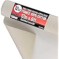 U.S. Art Supply 12" Wide x 2 Yards (6 Feet) Long Unstretched Canvas Roll - 100% Cotton, 12-Ounce Triple Primed Gesso, Acid-Free - Pro Artist Quality, Oil & Acrylic Painting, Murals - Cut To Frame Size