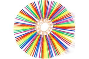 12 Pcs Ribbon, Learning Educational Hand Kite Streamers with Wooden Ring for Vintage Wedding Bouquets, Invitations, Gift Wrap