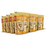 GIN GINS Double Strength Hard Ginger Candy Made w/Fresh Ginger 3oz 12Pk