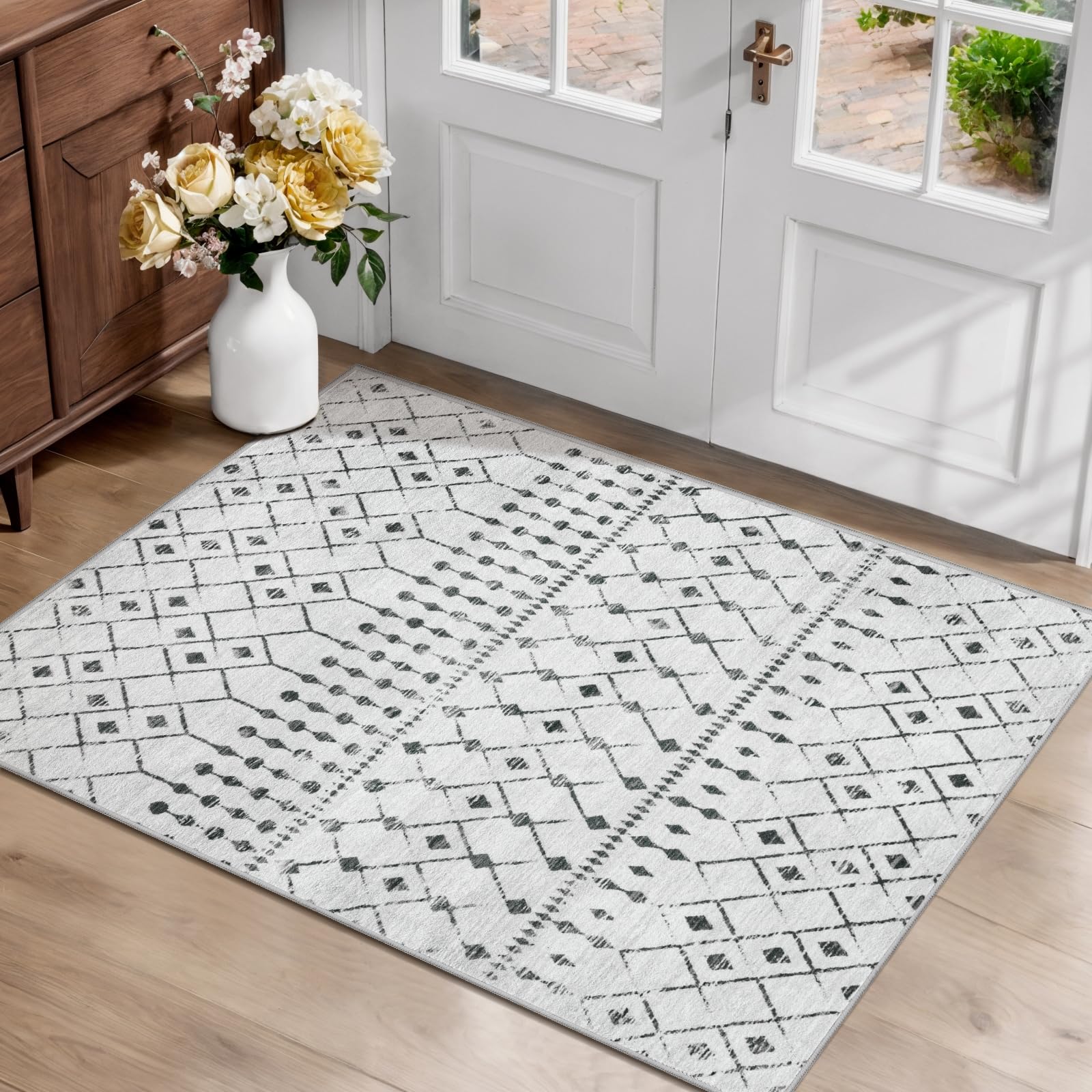 SERISSA 2x3 Washable Small Entry Rug,Soft Non Slip