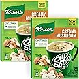 Creamy Mushroom Cup a Soup, 2 Boxes (8 Sachets) - Rich, Wholesome & Quick Instant Soup, Ready in 1 Minute