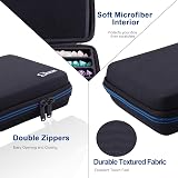 SIQUK Dice Storage Case Organizer with Removable Tray and Handle Holds 8 Dice view 4