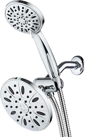 Aquadance Prime A Haute Pression 3 Voies Pluie Combo Moissonneuses Batteuses 6 Reglage Held Douche A Main Separement Ou Ensemble Chrome Amazon Fr Bricolage