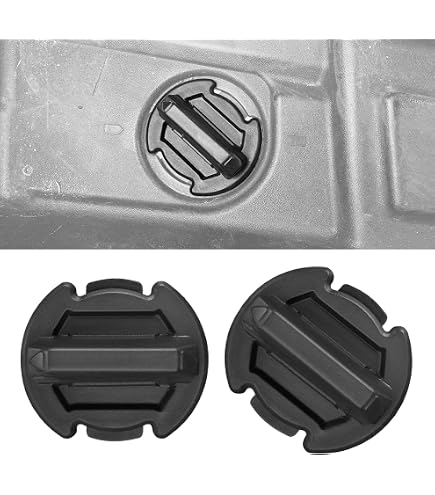 CUSAUTV 2-Pack Floor Drain Plugs – Compatible With Polaris RZR & General UTVs, Easy Install