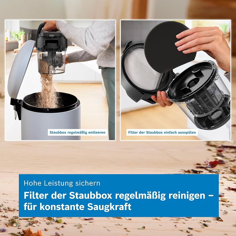 Staubsauger beutellos Serie 2 inkl. Polsterdüse, BGS05AM, Blau