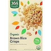 365 by Whole Foods Market, Organic Brown Rice Crisps Cereal, 12 Ounce