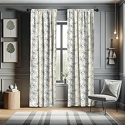 Ambesonne Dragonfly Curtains, Colorful Silhouettes