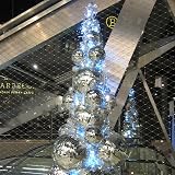 Devan 20CM Silver Mirror Ball Disco Party Hanging Decor view 5