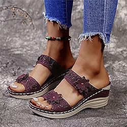 Black Sandals Women Wedge, Womens Sandals Platform
