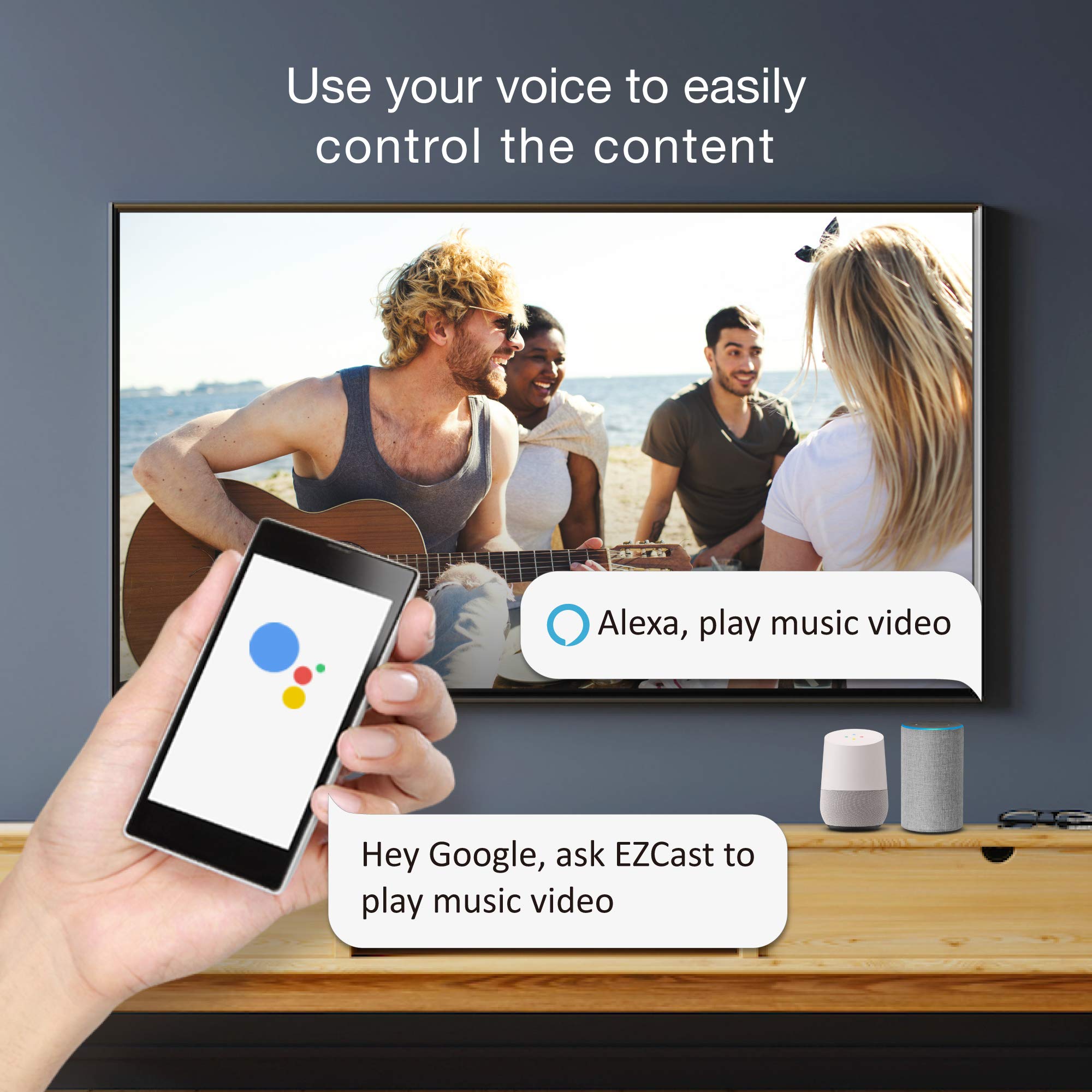 HDMI Streaming Media Player PNI EZCast Ultra U1, 4K Ultra HD HDR