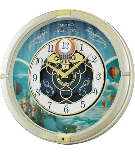Amazon.com: SEIKO QXM613BRH 12 Melodies in Motion Wall Clock