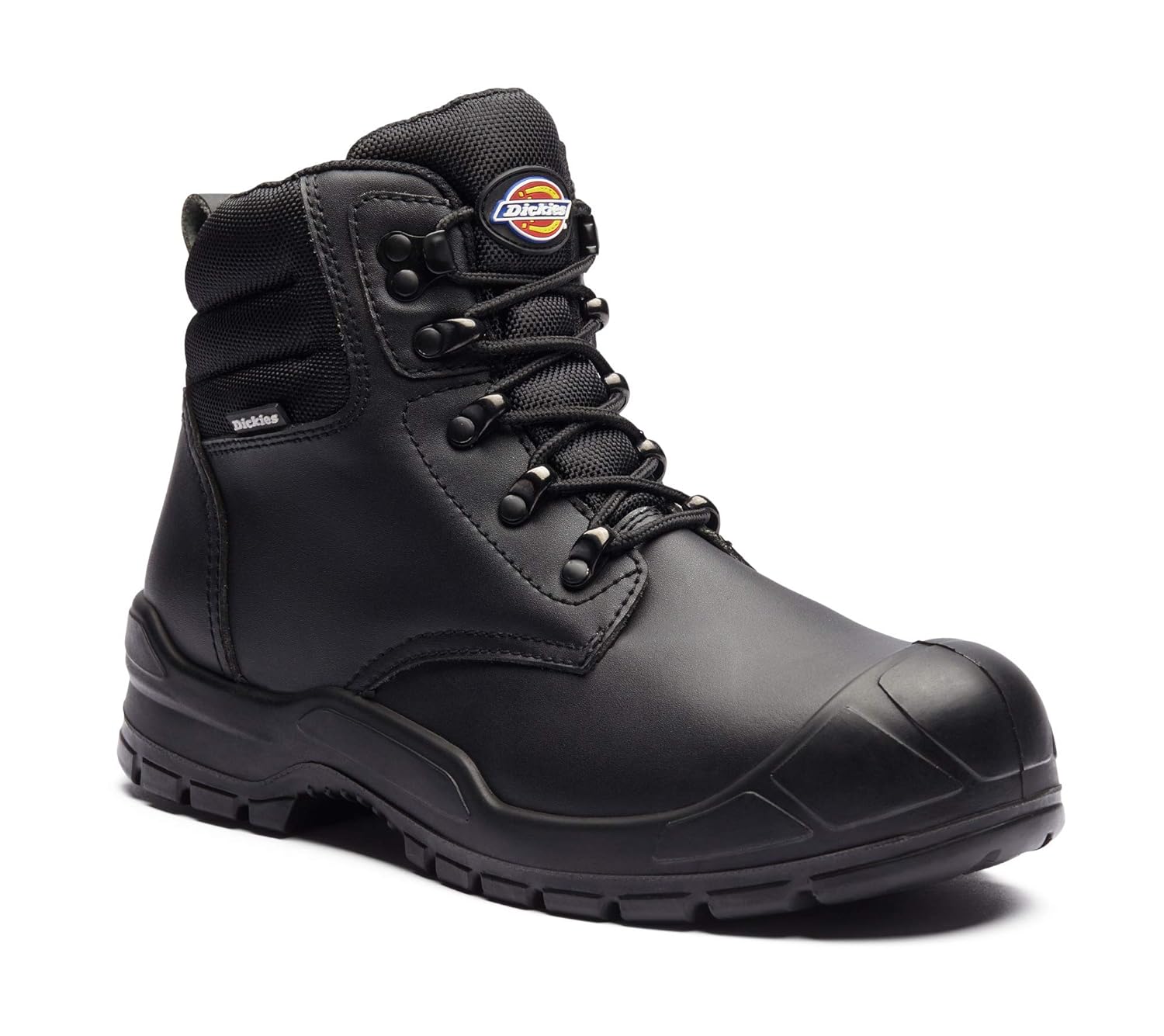 Dickies FA9007 BK 10 Trenton Safety Boot, Leather, 10 Size, Black
