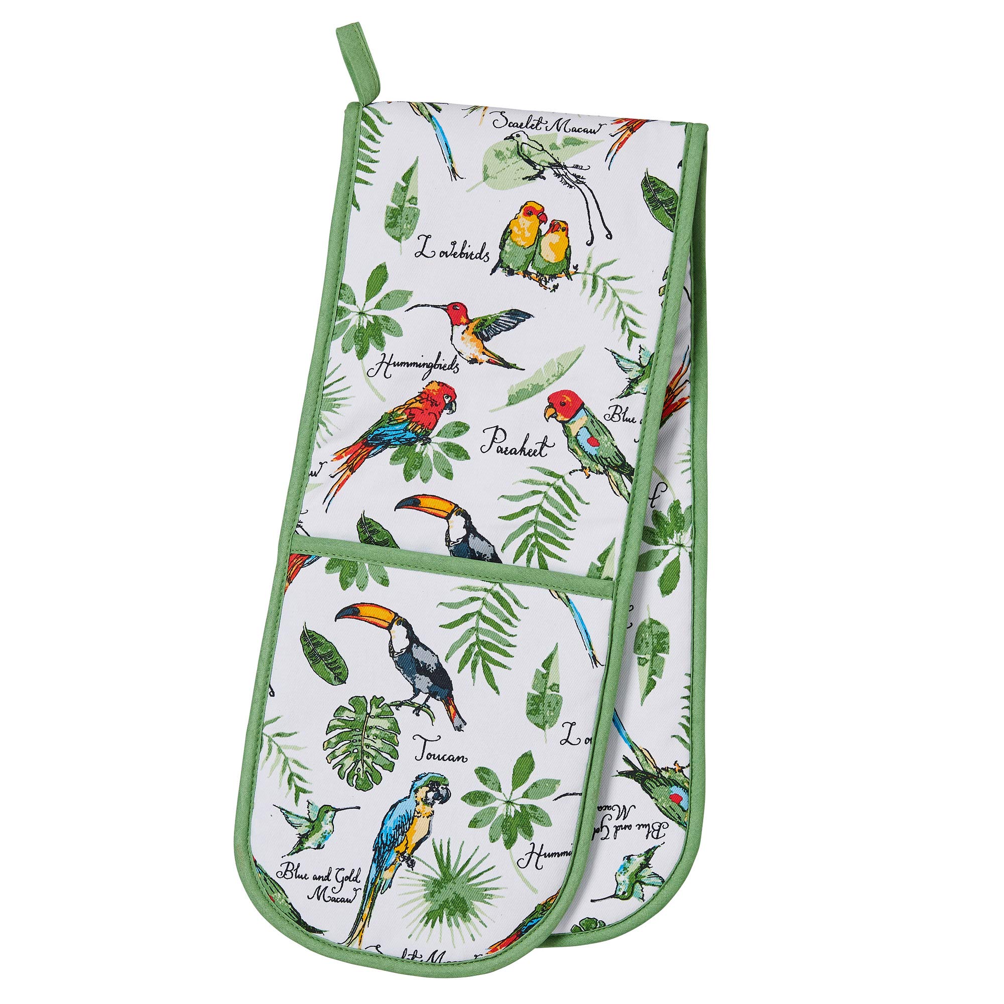 Ulster Weavers Double Glove Tropical Bird MF, Multi, One Size, Cotton, Multicolor