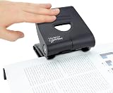 Rapesco PF827PB2 Germ-Savvy Antibacterial 827-P 2-Hole Punch 30 Sheet Black view 6