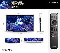 Sony XR42A90K 42 Inch 4K Bravia XR OLED High