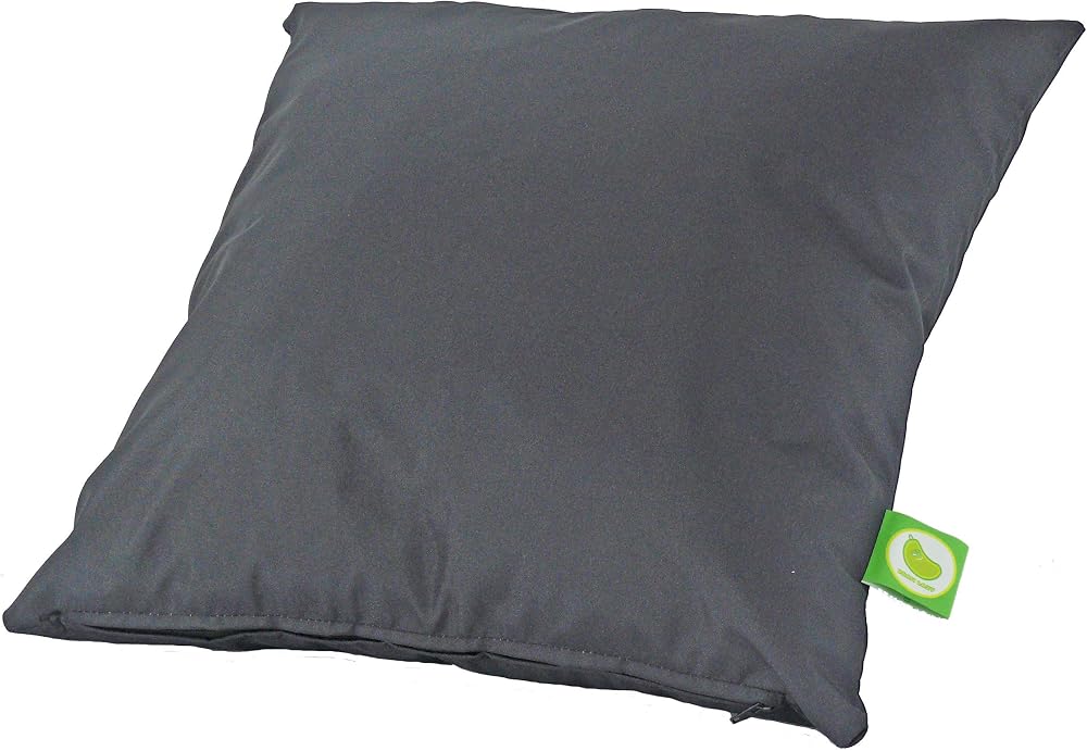 BeanLazy Waterproof Outdoor Garden Furniture Cushion 18" Grey/Pebble