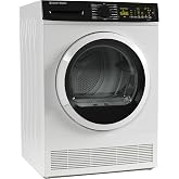 West Bend Clothes Dryer Compact Portable Front Loading for Laundry, Auto and Timed Dry Settings and Anti-Wrinkle, Perfect for Apartments, RV and More, 4-Cu.Ft, White