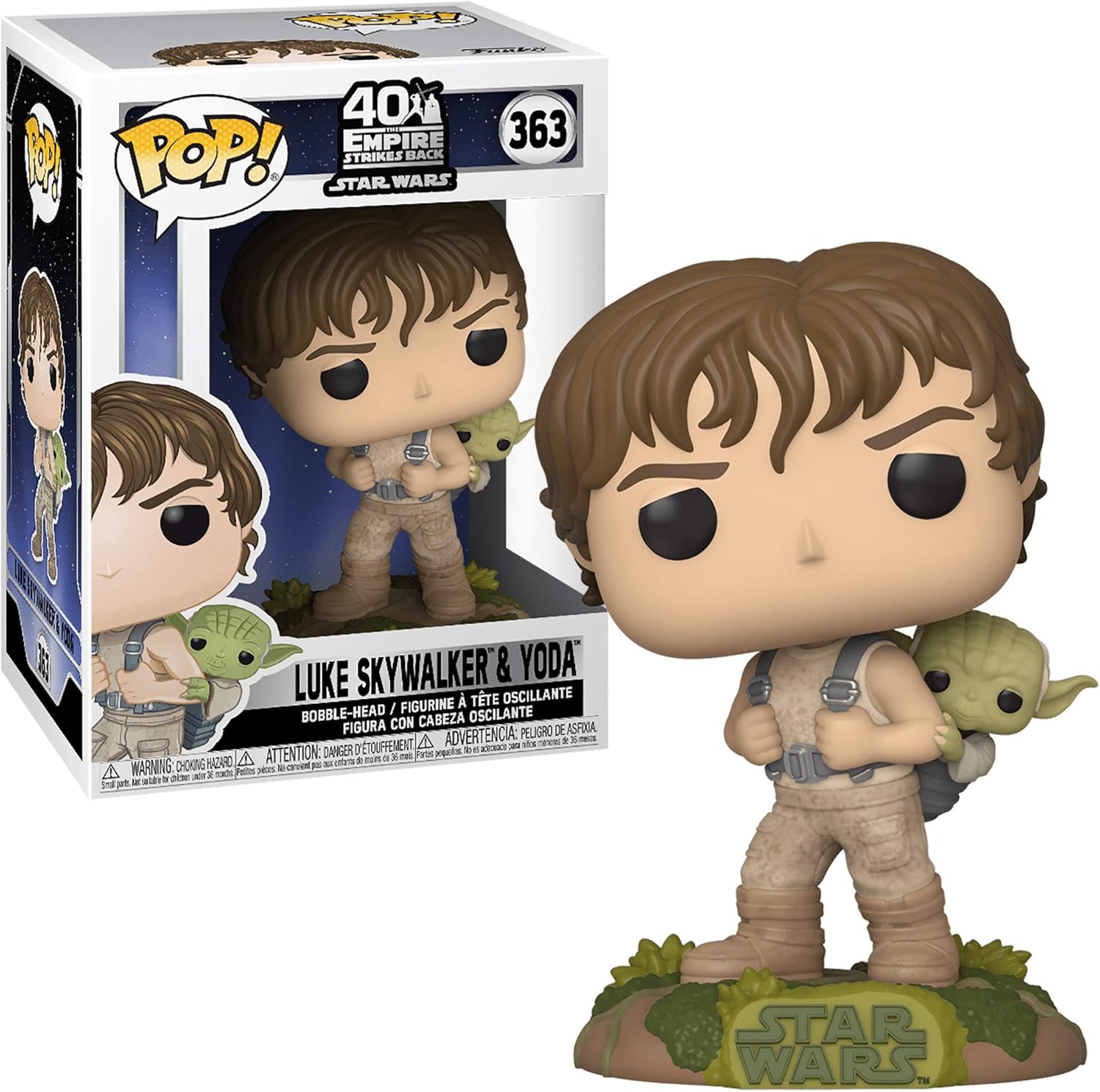 luke skywalker and yoda funko pop