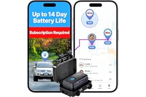 Spytec GPS M2 Waterproof Magnetic Case and GL300 Personal Portable Real-Time Mini GPS Tracker for Cars and Vehicles