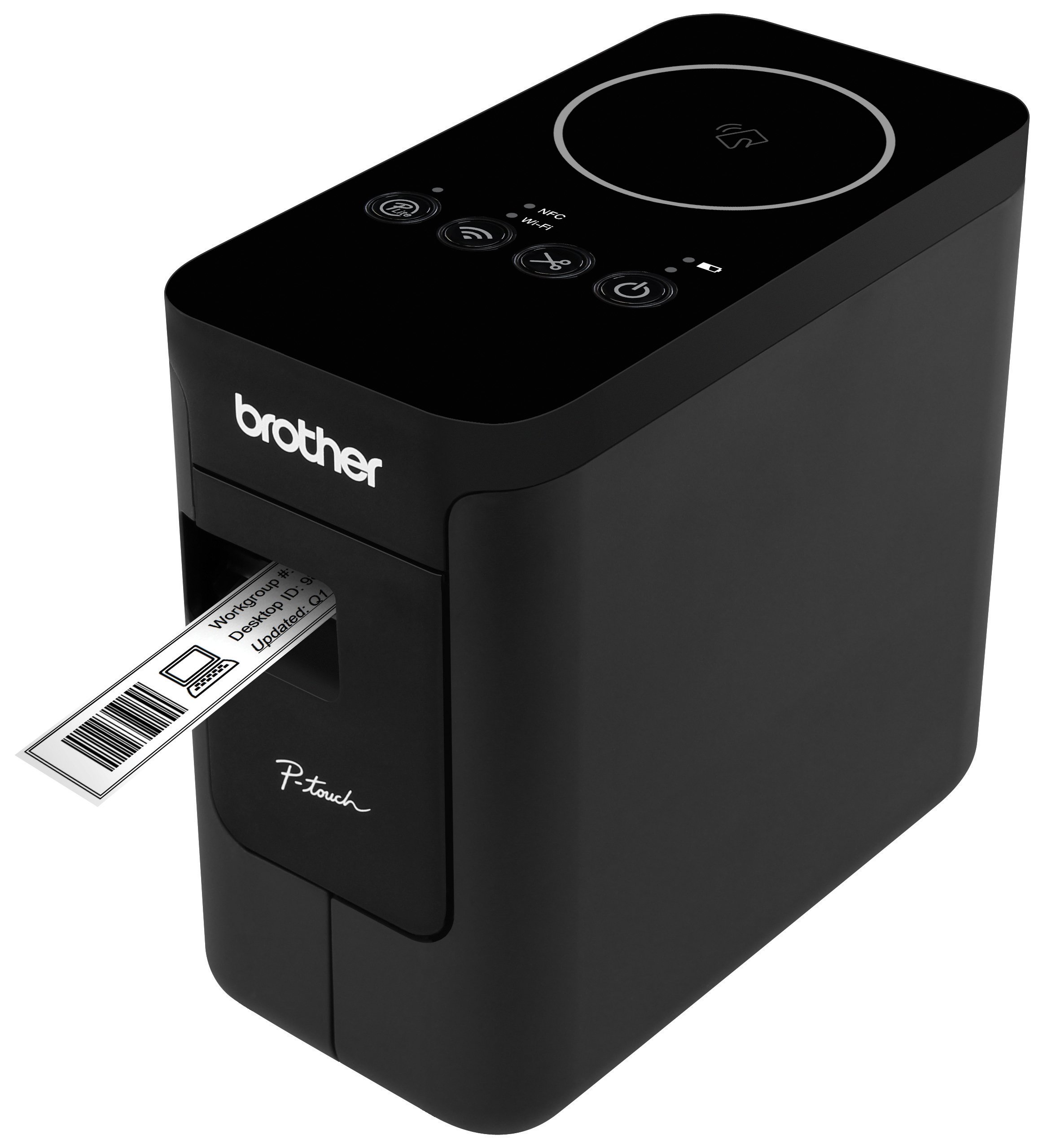 Brother Printer PTP750W Wireless Label Maker, 1.18, Black