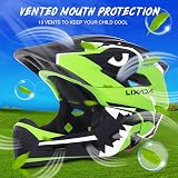 Lixada Kids Full Face Helmet Detachable Bike Cycling Skateboarding Safety view 3