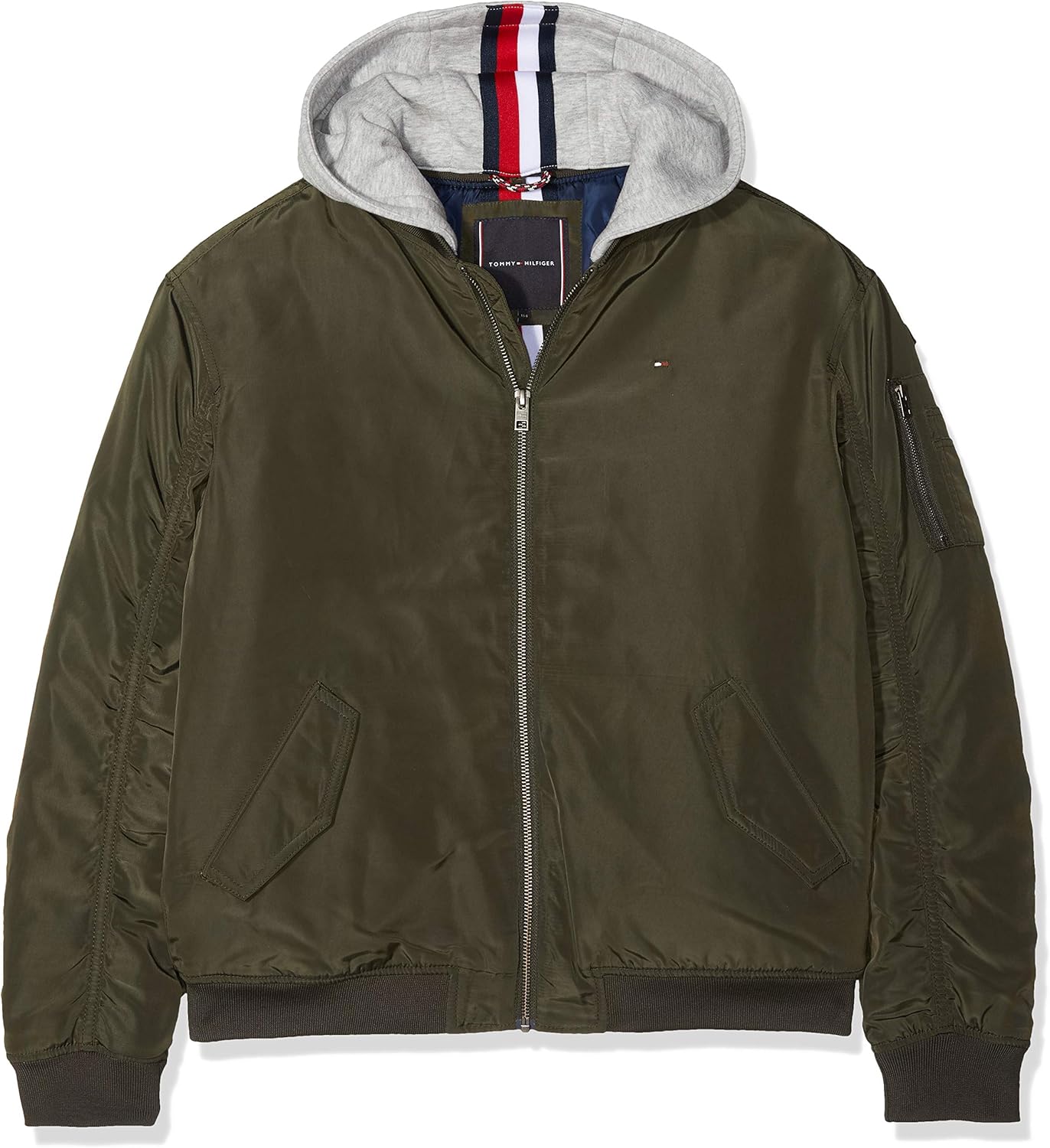 Tommy Hilfiger Essential Hooded Bomber Giacca Bambino Amazon.it