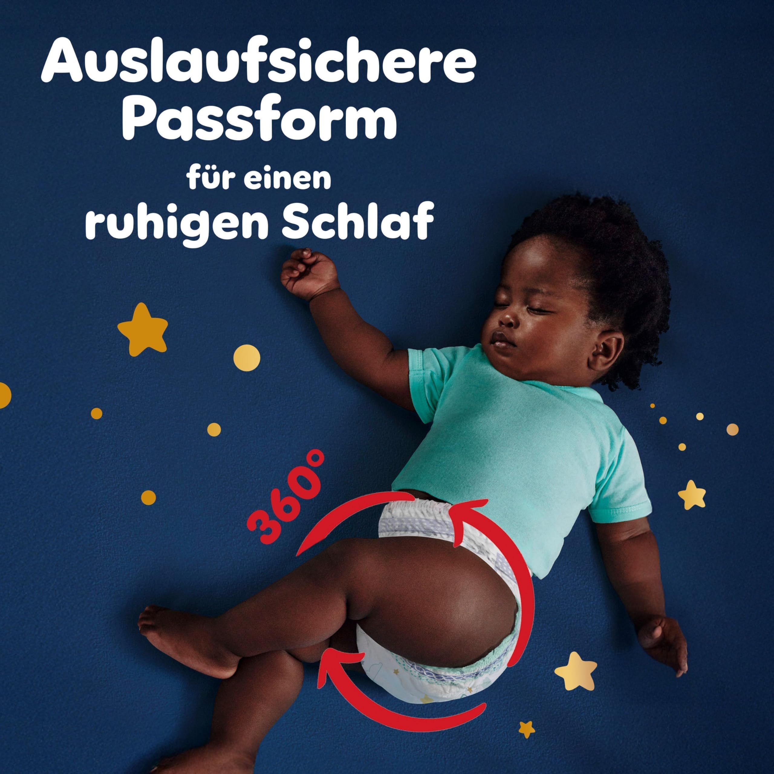 Pampers Night Pants Größe 6, 138 Windeln, 13kg-19kg, bieten zusätzlichen Schutz für die ganze Nacht 4