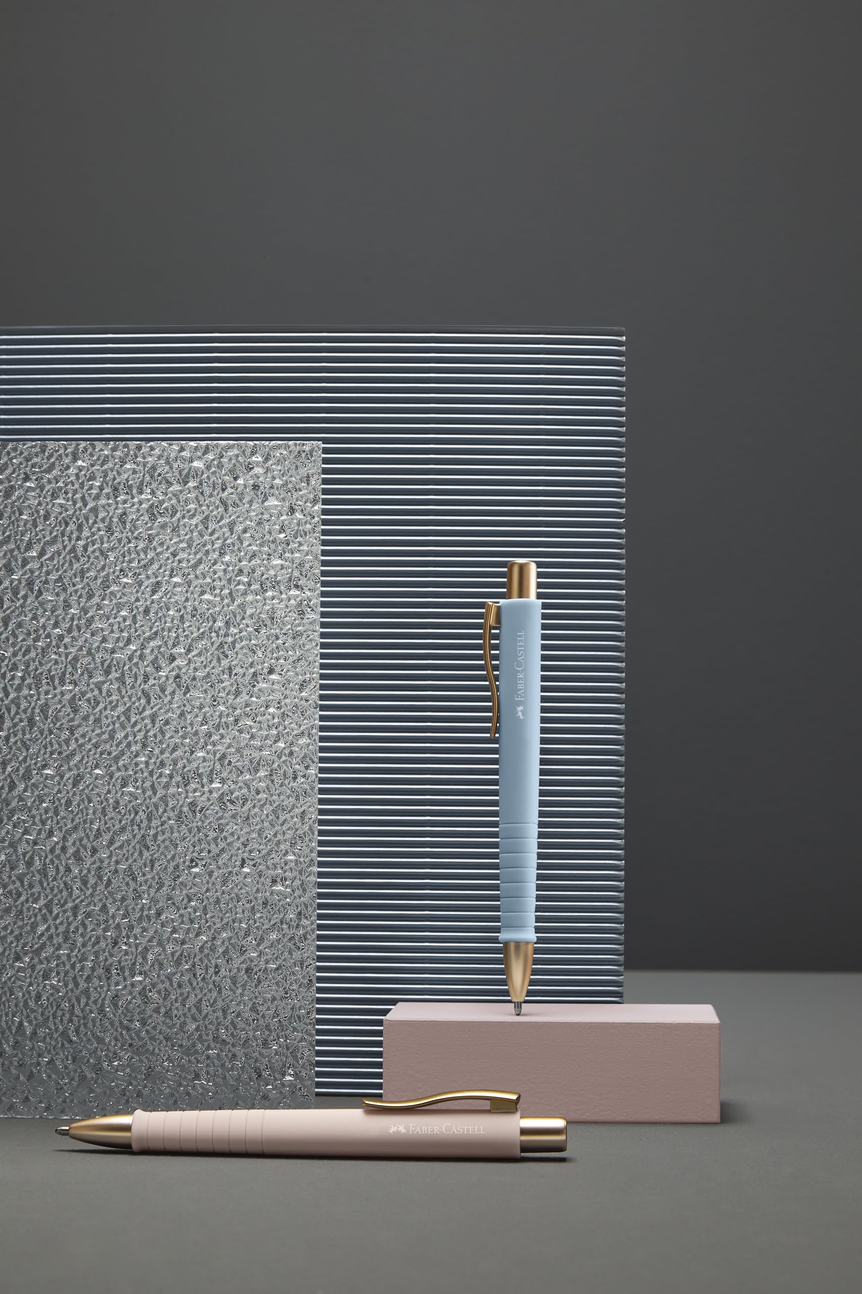 Faber-Castell 205092 - Kugelschreiber Poly Ball pale rose, 2 Stück, mit auswechselbarer XB Mine, dokumentenecht 6