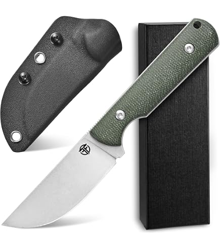 Amazon.com : Sitivien ST23 Fixed Blade Knife AUS-8 Steel Blade