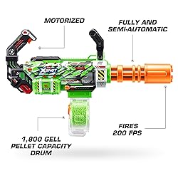 XSHOT Hyper Gel Glow Motorized Gatling Blaster with