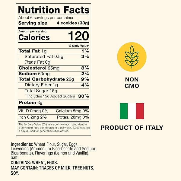 BELLINO SAVOIARDI LADY FINGERS BISCUITS – AUTHENTIC ITALIAN COOKIES FOR TIRAMISU CAKE, PASTRY & BAKERY DESSERTS, COFFEE BISCUITS & ITALIAN SNACKS – NON-GMO – 7 OUNCE