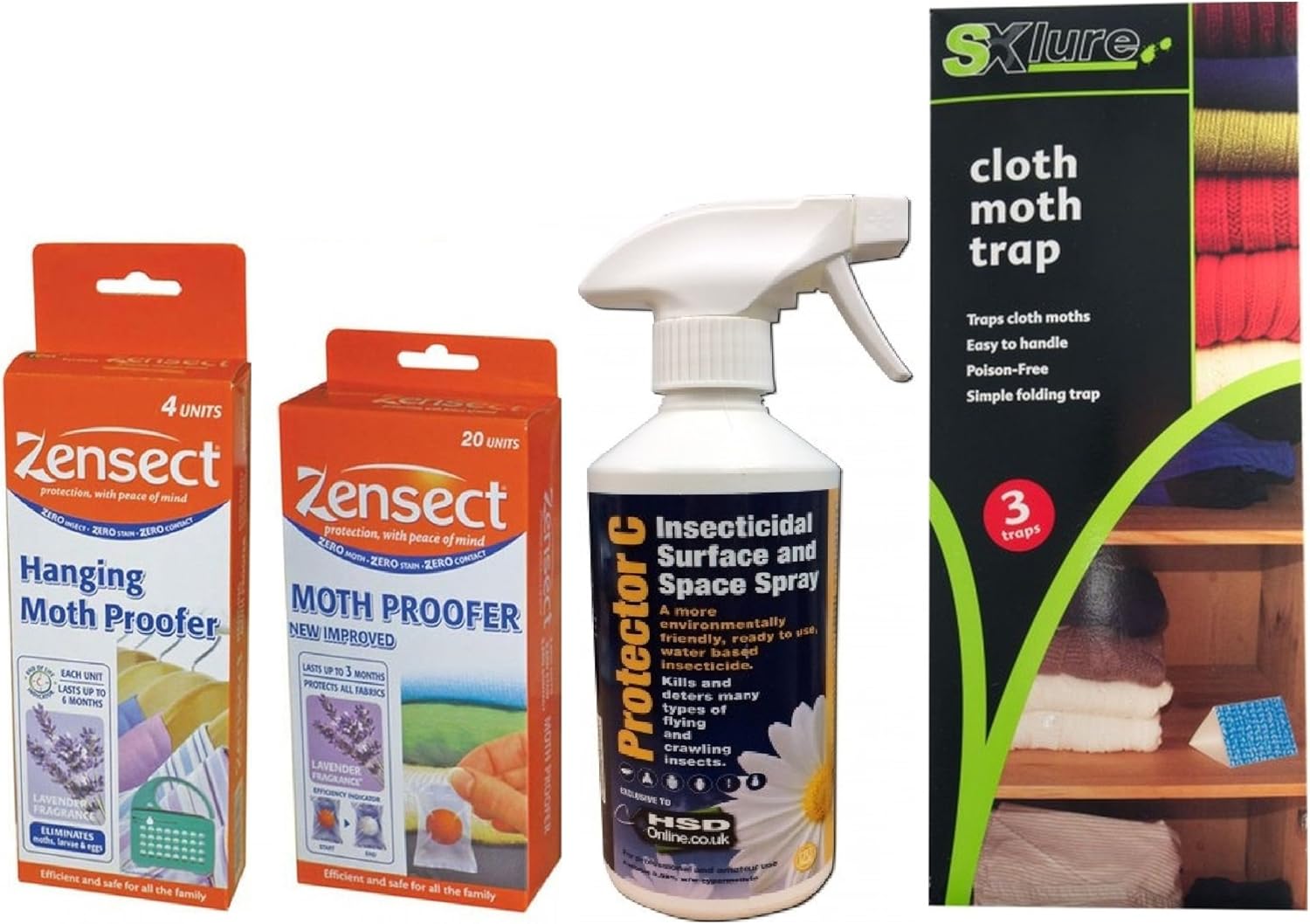 Complete Moth Killer Spray, Traps and Moth Balls Package Amazon.co.uk