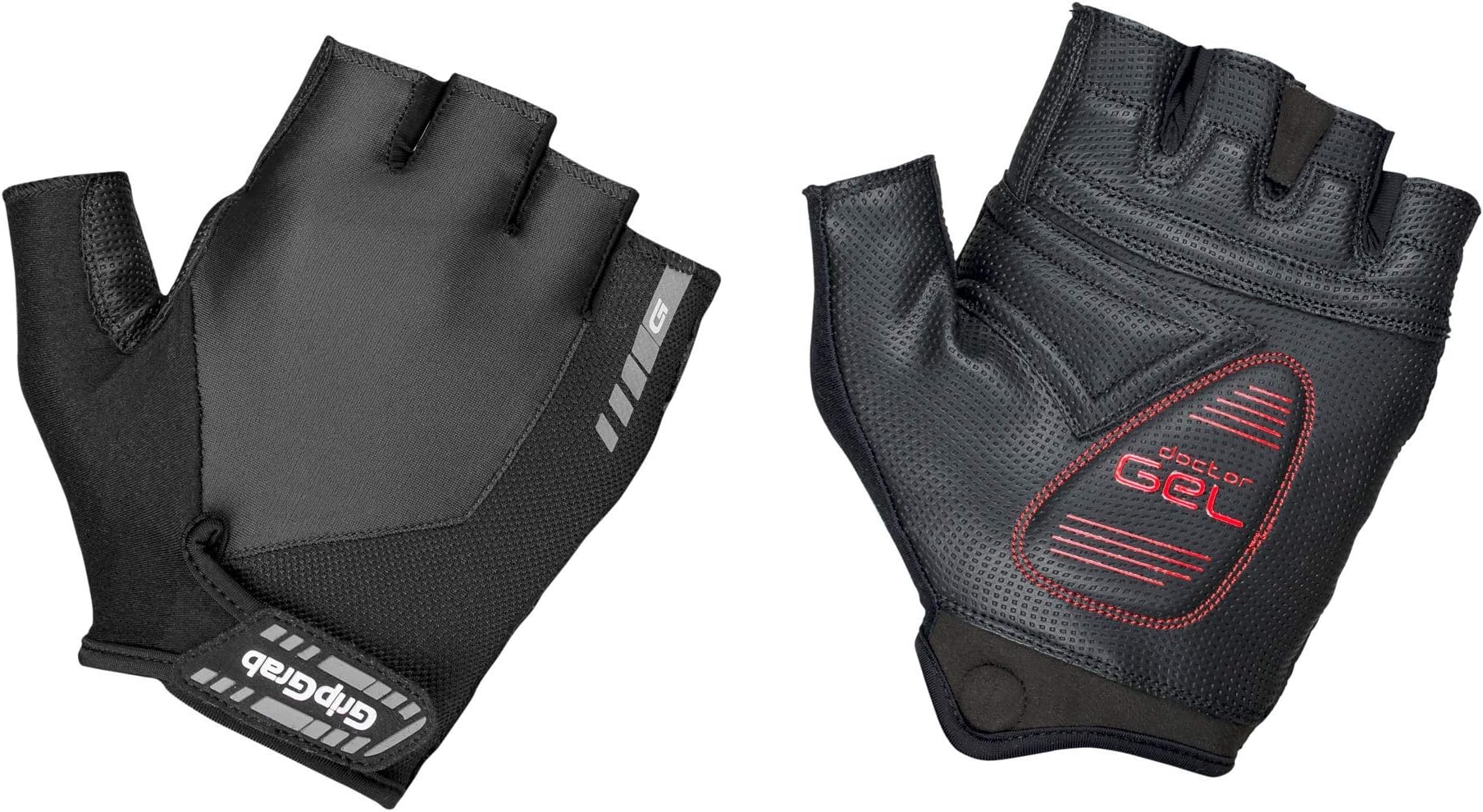 GripGrab M1001 ProGel Black Cycling Gloves