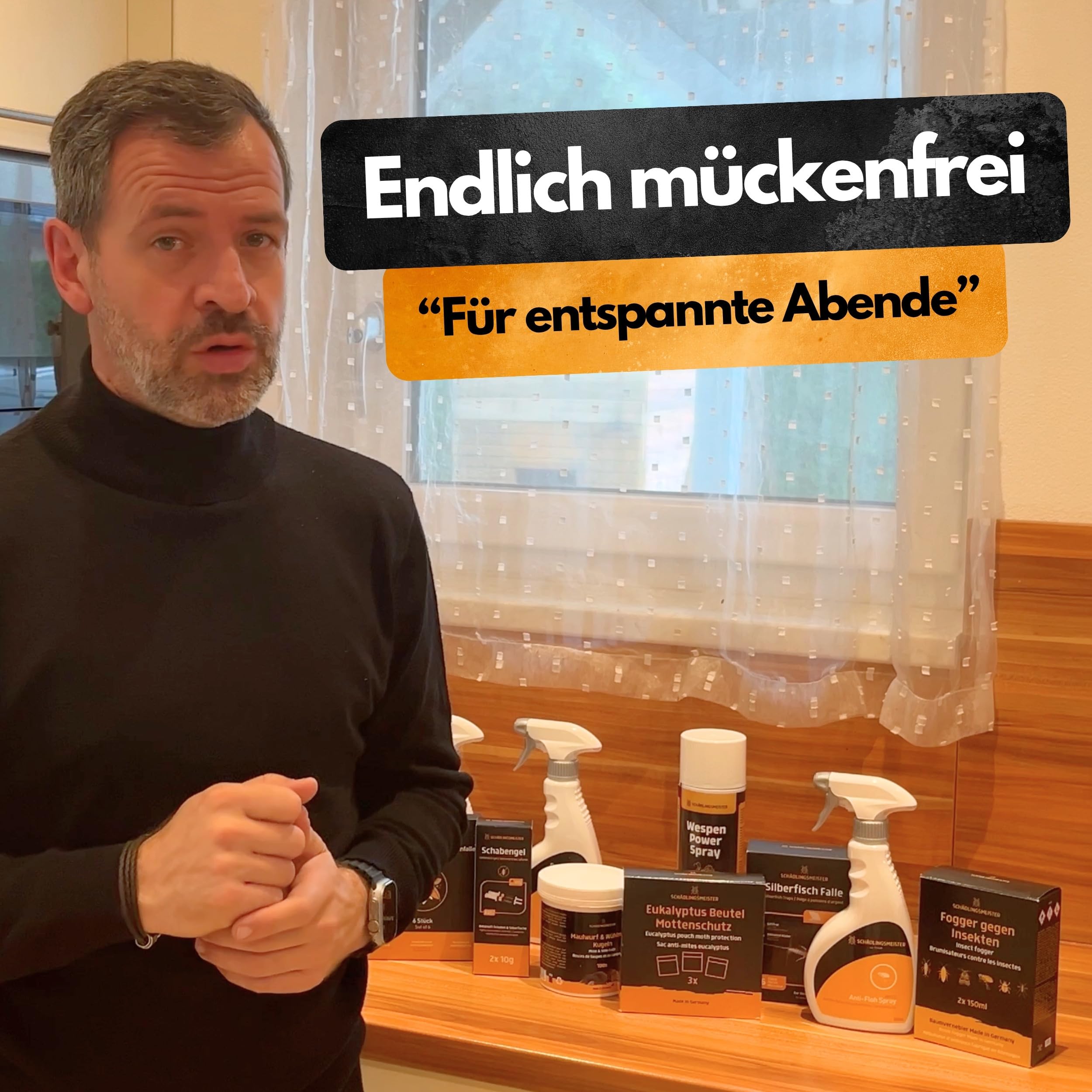 Mücken Stopp Spray – 100 ml – Mückenspray für Wohnung & Oberflächen - Hoch konzentriert – LANGZEITWIRKUNG – Für Innen & Außen – Anti Mückenspray – Mückenabwehr – Mücken bekämpfen – Mückenschutz Spray 7