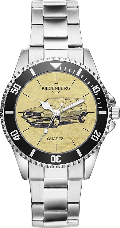 KIESENBERG Orologio Da Uomo – Design Ispirato All'Automobilismo, Quarzo, Pelle, 43 Mm (Modello L-10157)