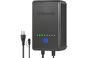 WILAWELS 120W Low Voltage Landscape Transformer, Weatherproof Outdoor Low Voltage Transformer, 120V AC to 12V DC, Landscape Lighting Transformer with Timer and Photocell Sensor, ETL Listed A03LT06