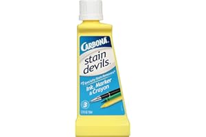 Carbona Stain Devils® #3 | Ink, Marker & Crayon | Professional Strength Laundry Stain Remover | Multi-Fabric Cleaner | Safe On Skin & Washable Fabrics | 1.7 Fl Oz, 1 Pack
